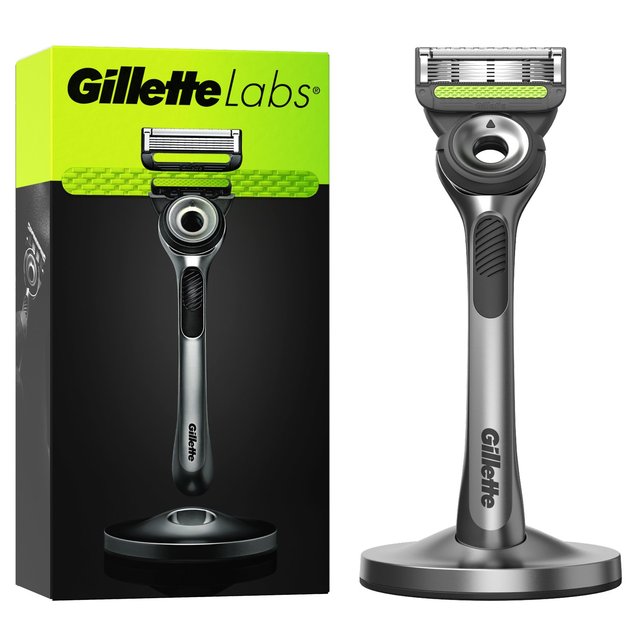 Gillette Labs Triple Prot Long-Lasting Exfoliating Razor With Magnetic Stand, One Size