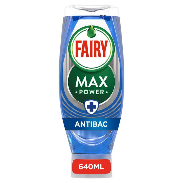 Fairy Max Power Antibac Washing Up Liquid, 660ml, 640ml