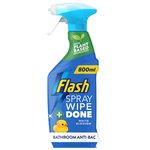 Flash Spray Wipe Done Bathroom Cleaning Spray Anti-Bacterial White Blossom
