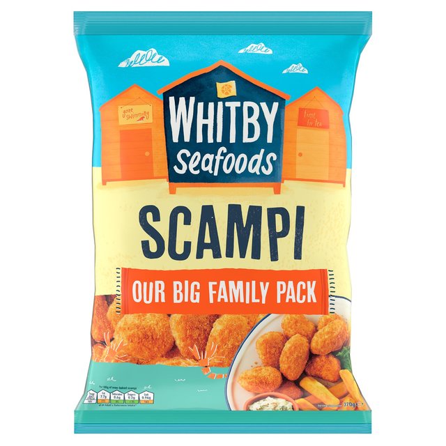 Whitby Seafoods Breaded Scampi, 400g, 370g