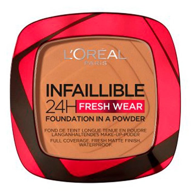 L’Oreal Paris Infallible 24H Foundation in a Powder, 330 Hazelnut, One Size