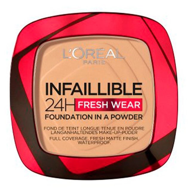 L’Oreal Paris Infallible 24H Foundation in a Powder, 200 Golden Sand, One Size