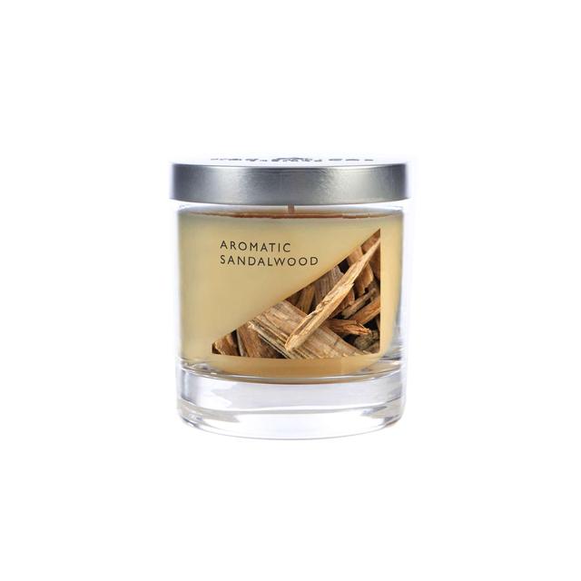 Wax Lyrical Medium Wax Fill Candle, Aromatic Sandalwood