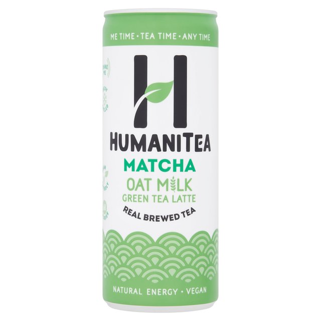 HumaniTea Matcha Oat Milk Green Tea Latte, 250ml