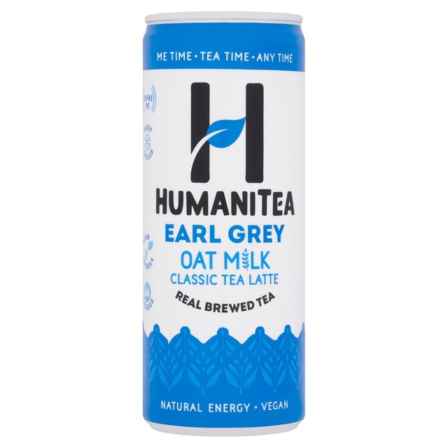 HumaniTea Earl Grey Oat Milk Classic Tea Latte, 250ml