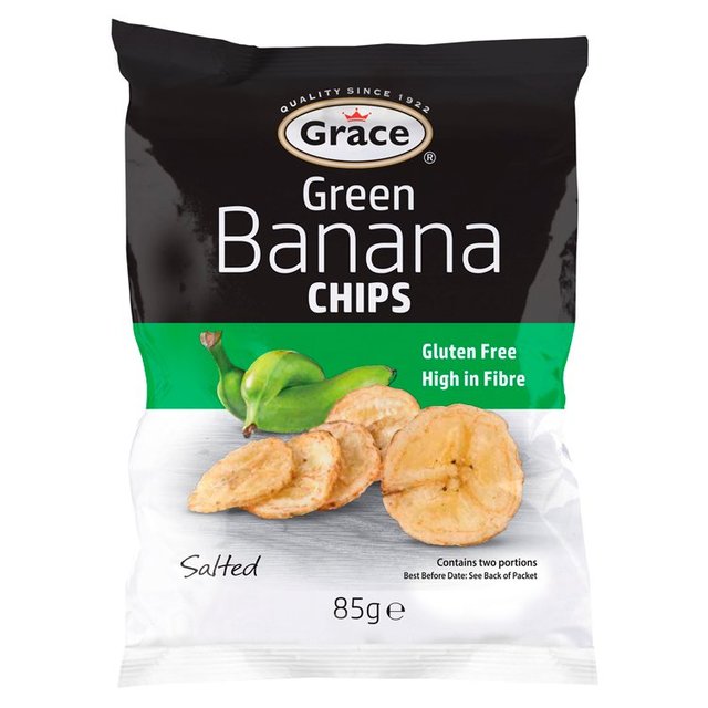 Grace Green Banana Chips, 85g