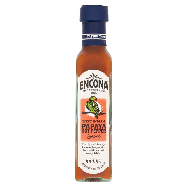 Encona WI Papaya Hot Pepper Sauce, 142ml