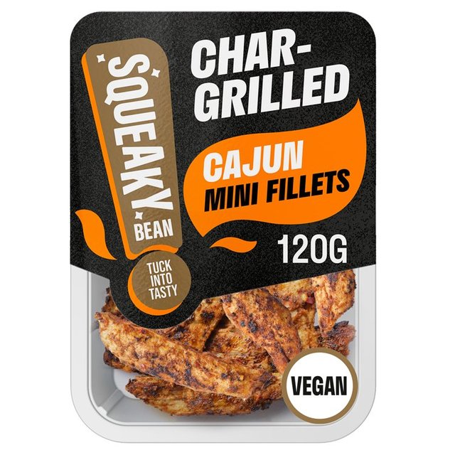 Squeaky Bean Chargrilled Cajun Mini Fillets, 120g