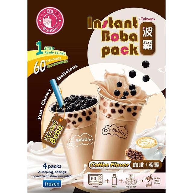 O’s Bubble Instant Boba Coffee Flavour, 260g