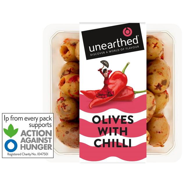 Unearthed Olives With Chilli, 230g