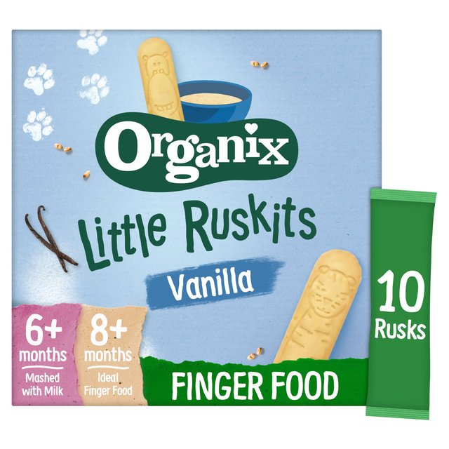Organix Ruskits Vanilla, 60g