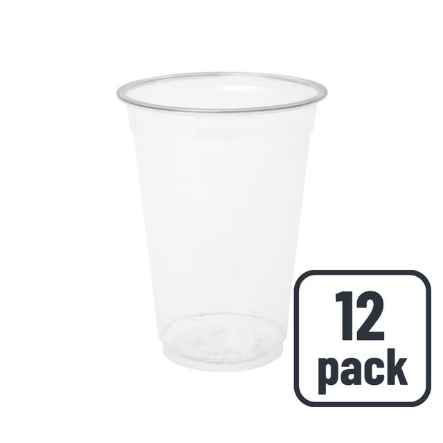 Duni BioPak 100% Recycled Plastic Glasses, 12 Per Pack