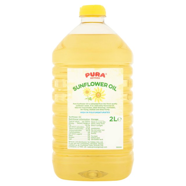 Pura Sunflower Oil, 2 Litre, 2L