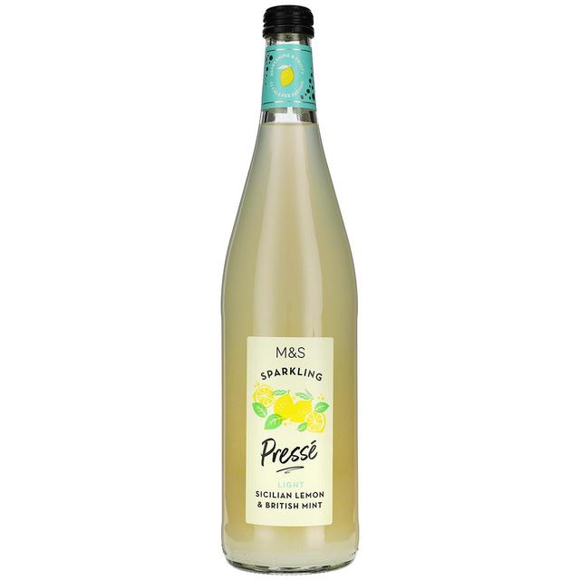 M & S Vegan Lemon, Mint & Cucumber Light Sparkling Water, 750ml