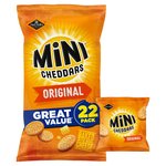 Jacob's Mini Cheddars Original Multipack Snacks 22 Pack