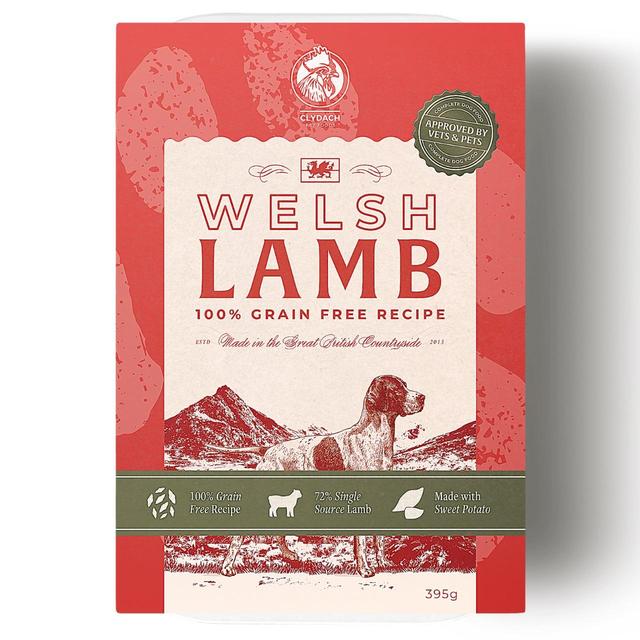 Clydach Farm Group Gluten Free Grain Welsh Lamb Wet Dog Food, 395g