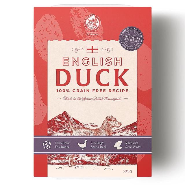 Clydach Farm Group Gluten Free Grain English Duck Wet Dog Food, 395g