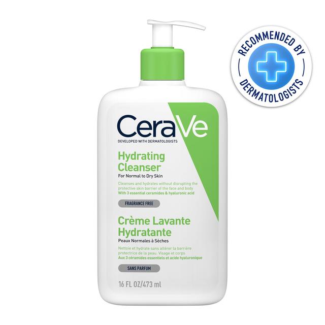 Cerave Hydrating Cleanser With Hyaluronic Acid, 473ml