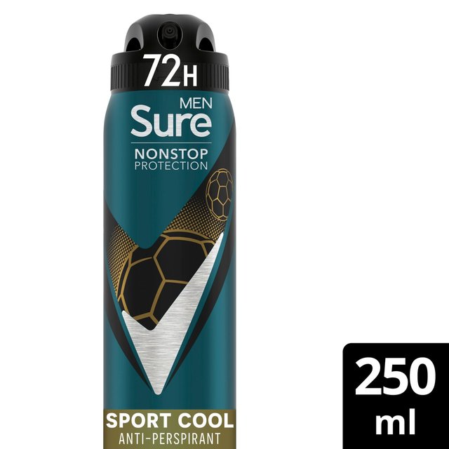 Sure Men Anti-Perspirant Sport Cool Nonstop, 250 Litre, 250ml