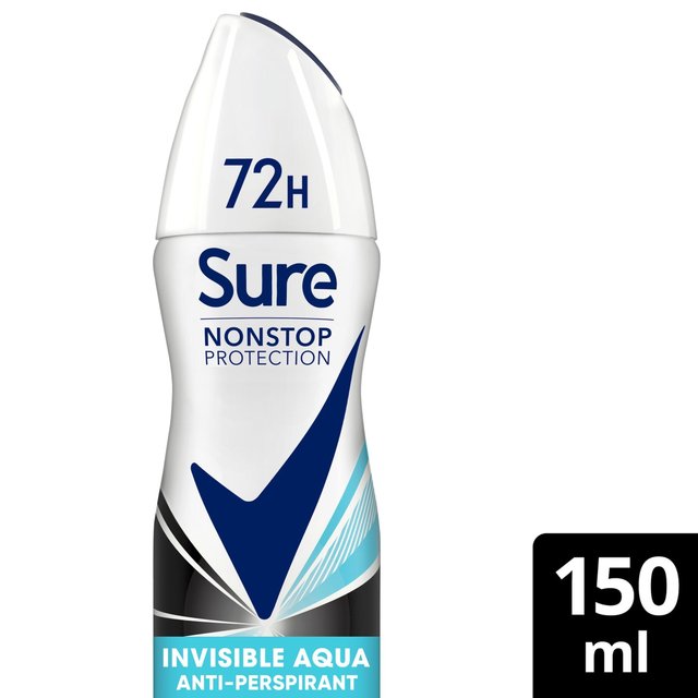 Sure Women Anti-Perspirant Invisible Aqua Nonstop, 150ml