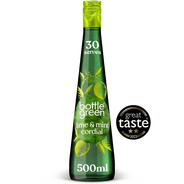 Bottlegreen Vegan Lime and Mint Cordial, 500ml