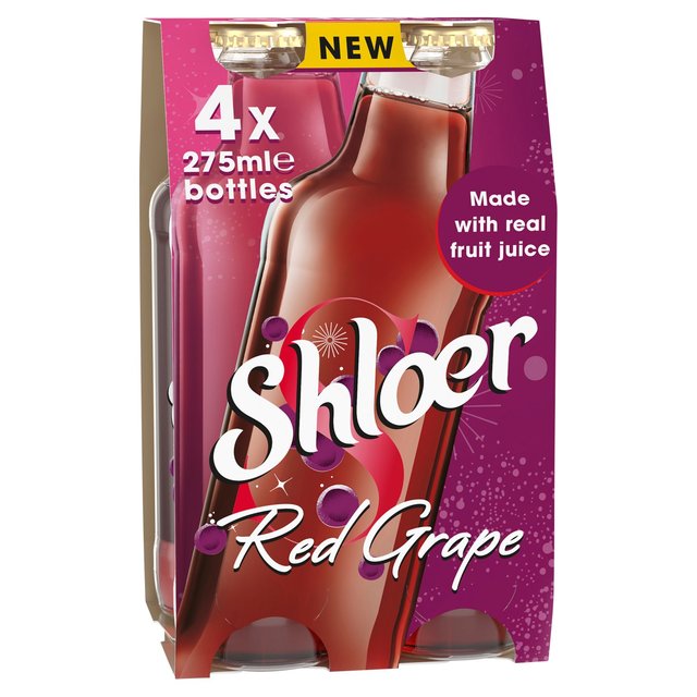 Shloer Red Grape, 4 x 275ml