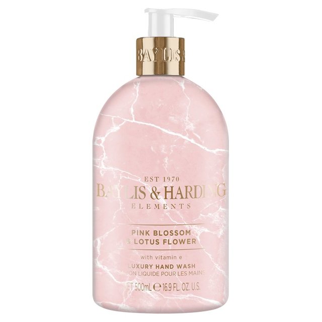 Baylis & Harding Vegan Pink Blossom Elements Hand Wash, 500ml