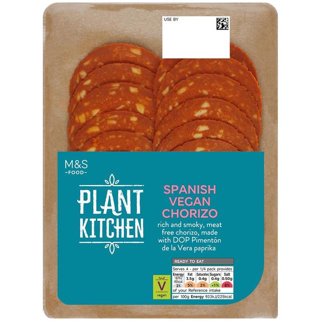 M & S Vegan Plant Kitchen Spanish Chorizo, 80g
