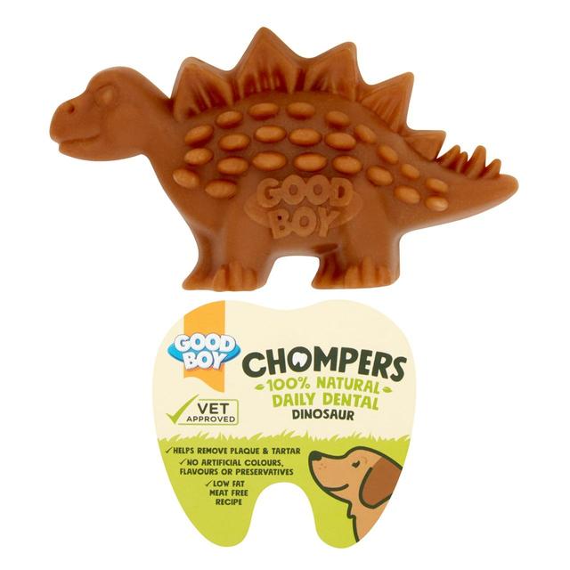 Good Boy Chompers Daily Dental Dino Chew Dog Treat