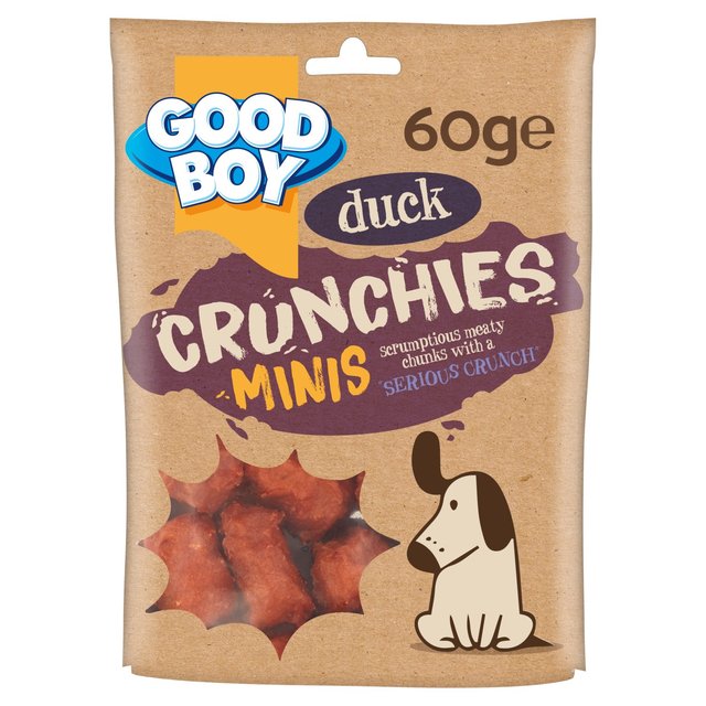 Good Boy Crunchies Duck Mini Reward Dog Treats, 60g