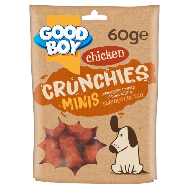 Good Boy Crunchies Chicken Mini Reward Dog Treats, 60g