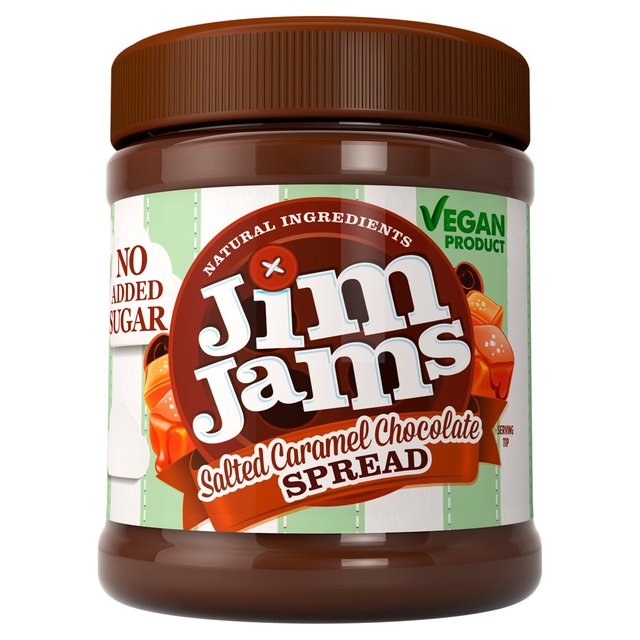 Jimjams Vegan No Added Sugar Salted Caramel Chocolate Spread, 330g
