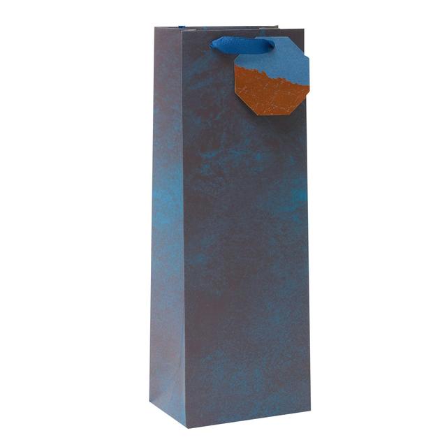 UK Greetings Navy Blue Bottle Bag, 35.6x12.7x8.9cm