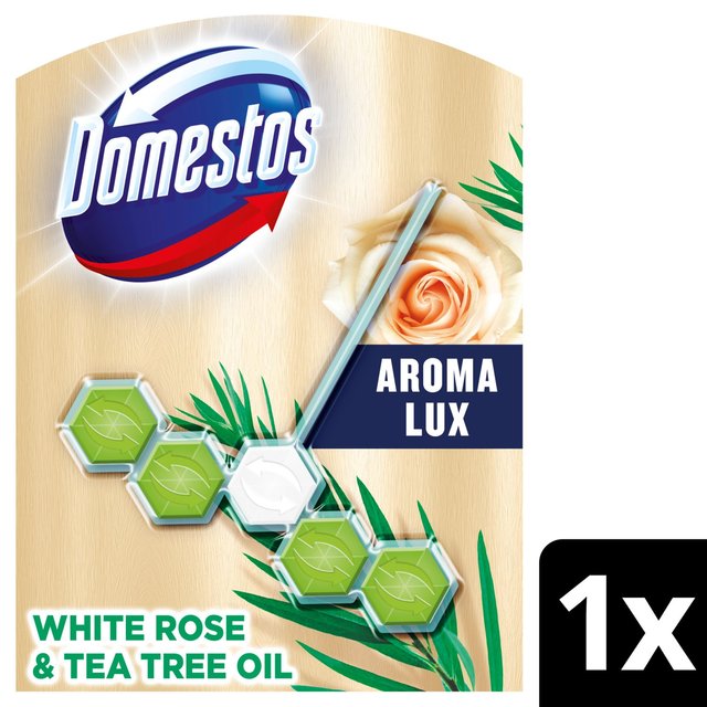 Domestos Rim Blocks White Rose Mono