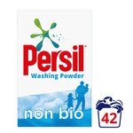 Persil Fabric Cleaning Washing Powder Non Bio 42 wash
