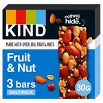 KIND Fruit & Nut Snack bars Multipack 3 x 30g