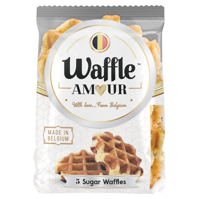 Waffle Amour Sugar Pearl Waffles, 55g, 5 x 55g