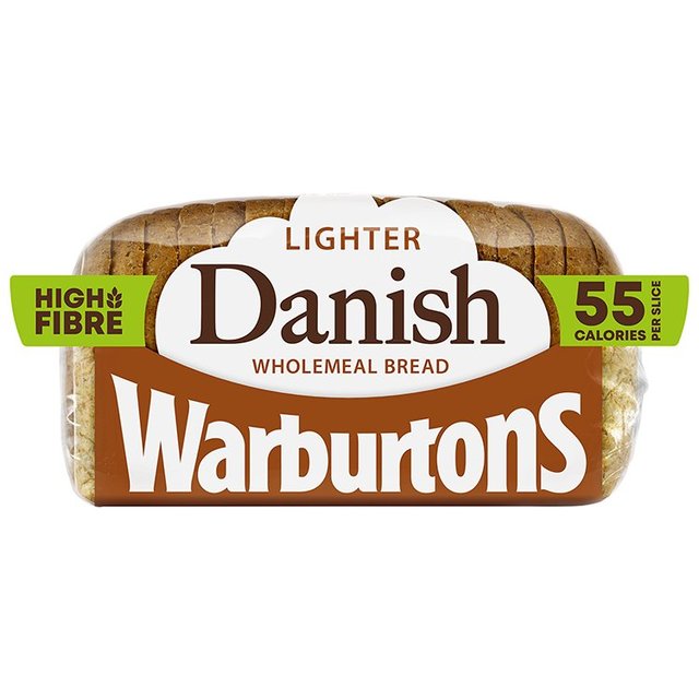 Warburtons High in Fibre Wholemeal Danish Loaf, 400g