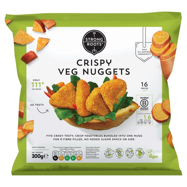 Strong Roots Crispy Veg Nuggets, 300g