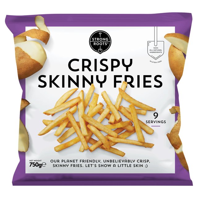 Strong Roots Crispy Skinny Fries, 750g