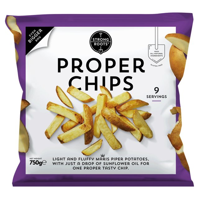 Strong Roots Gluten Free Proper Chips, 750g