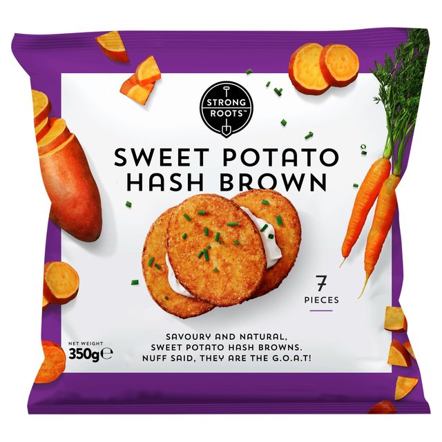 Strong Roots Sweet Potato Hash Browns, 350g