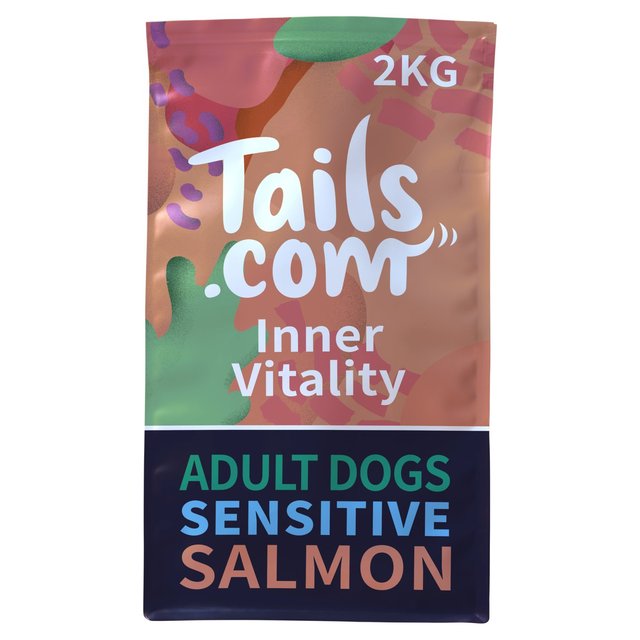 Tails. com Inner Vitality Sensitive Grain Free Adult Dog Dry Food Salmon, 2kg