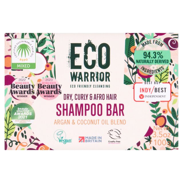 Eco Warrior Dry Hair Shampoo Bar, 100g