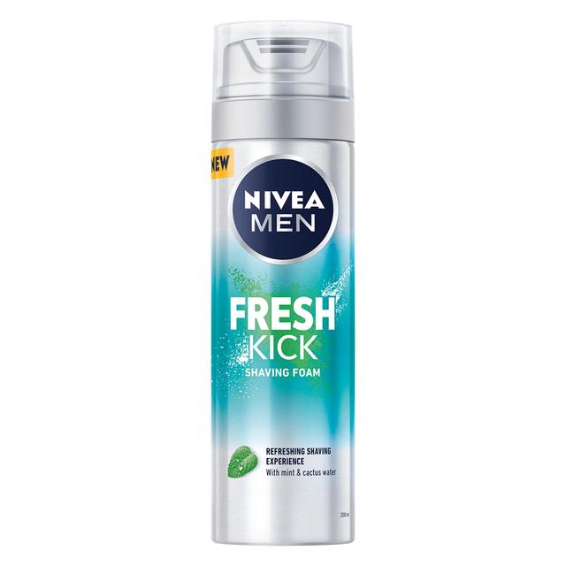 Nivea Men Fresh Kick Shaving Foam, 200ml