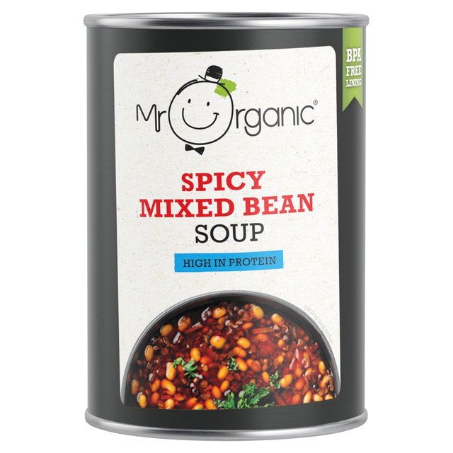 Mr Organic Spicy Mixed Bean Soup, 400g