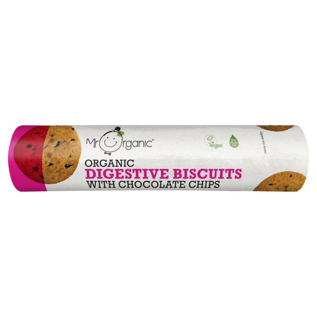 Mr Organic Chocolate Chip Digestives, 250g