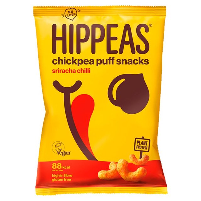 Hippeas Chickpea Puffs, Sriracha Chilli, 78g