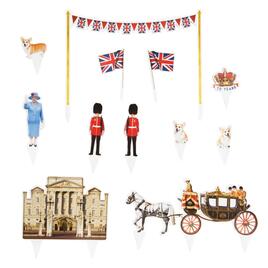 Queens 2022 Platinum Jubilee Cake Topper Decorations