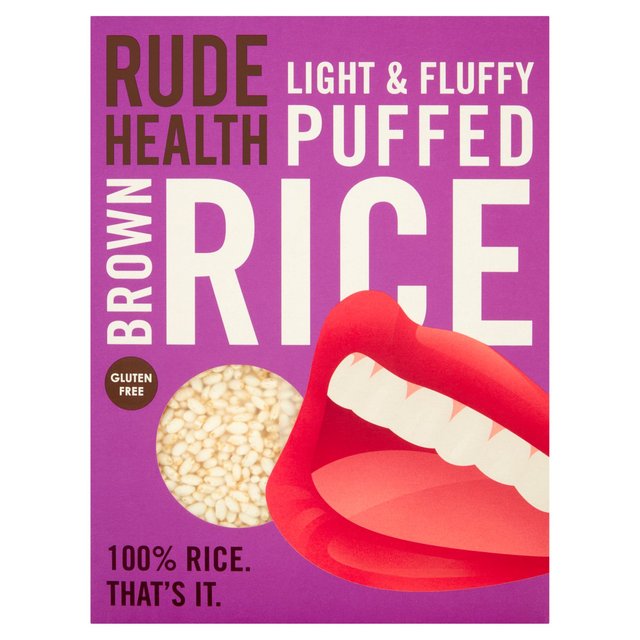 Rude Health Puffed Brown Rice, 225g